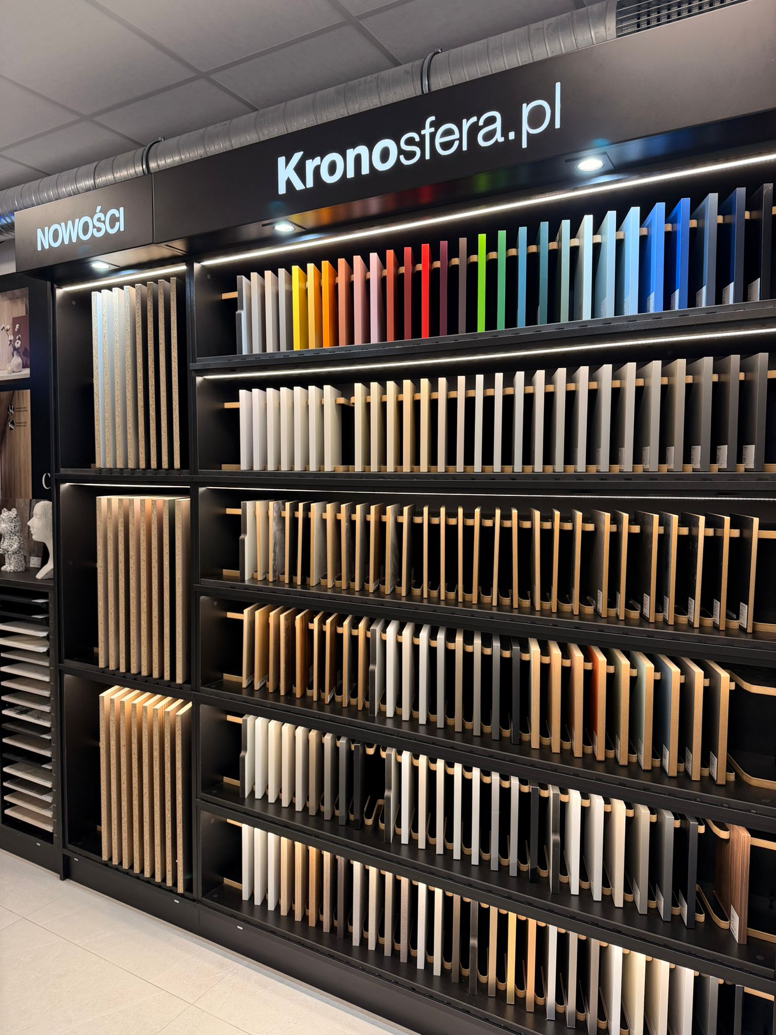 Materiały i próbki do kuchni modułowych Lagom Studio